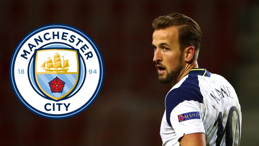 Man City chi “tiền tấn” đưa Harry Kane về thay Sergio Aguero